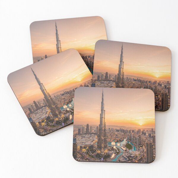 Item preview, Dubai Burj Khalifa Sunset - AI Architectural Render designed and sold by MiniBuildPrints.