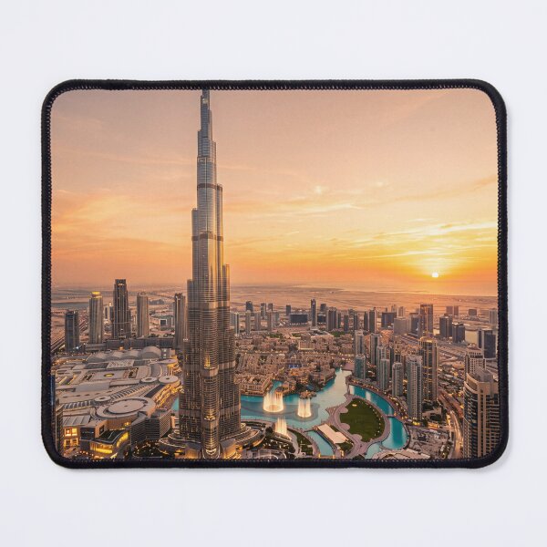 Item preview, Dubai Burj Khalifa Sunset - AI Architectural Render designed and sold by MiniBuildPrints.