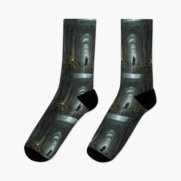 Item preview, Fantasy - Solitary Adventurer, Dreamlike Journey in Ancient Vestiges designed and sold by AnimeShin.