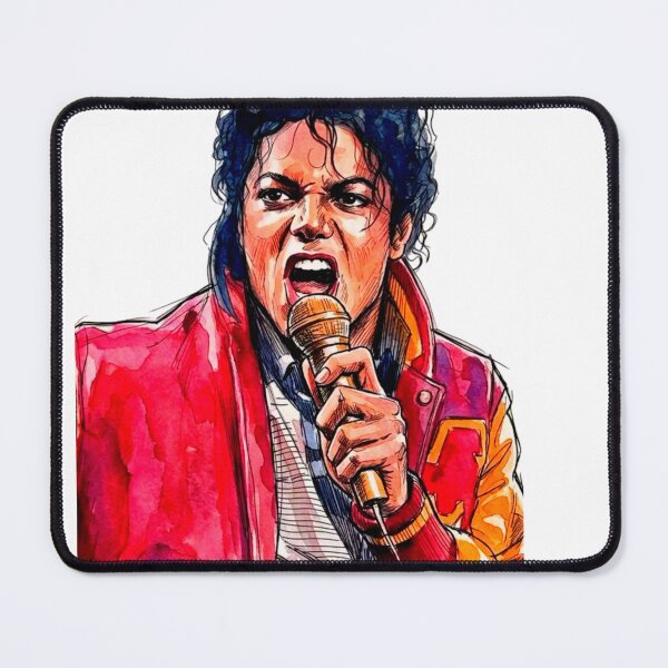 Item preview, Fierce Rock Singer Watercolor Portrait designed and sold by ExploreAura Studio.