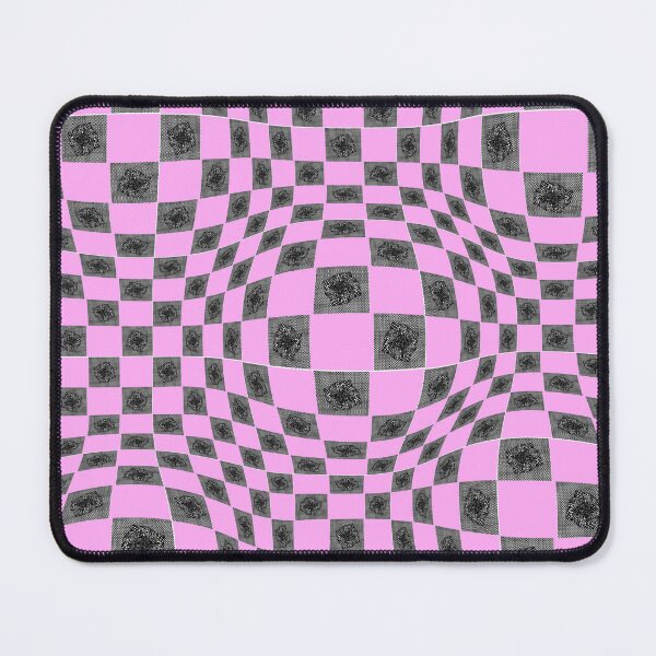 Item preview, Checkered pink and black Opt-Art designed and sold by Zoilasosaart.
