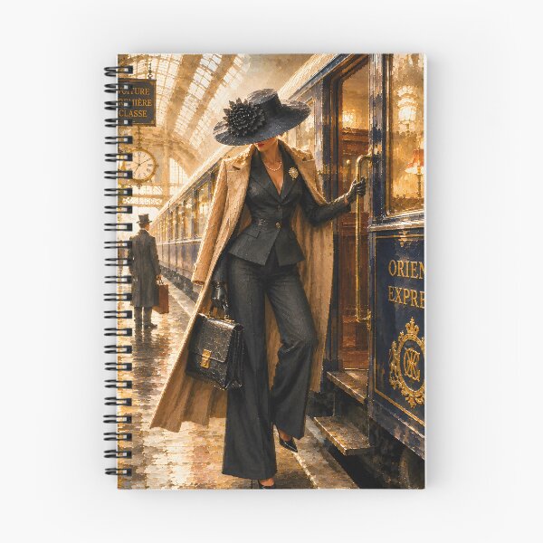 Item preview, Elegante mujer de negocios en el Orient Express designed and sold by Atelier Éternelle.