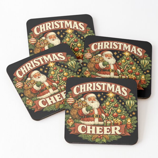 Item preview, Christmas Cheer Vintage Santa Christmas Holiday Gift designed and sold by LiviuGligoros.