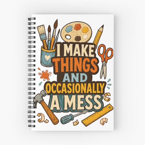 Item preview, I Make Things—and Occasionally a Mess designed and sold by Foxglow Studio.