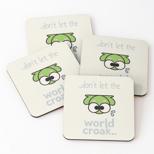 Item preview, ..don't let the world croak • climate change frog  designed and sold by Applecrunch.