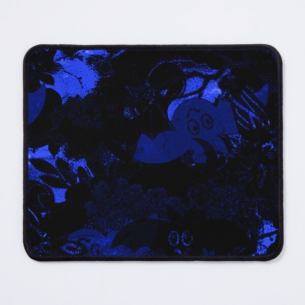 Item preview, Blue Bats Gothic Pattern — Dark Cottagecore Halloween Art designed and sold by BatNature.