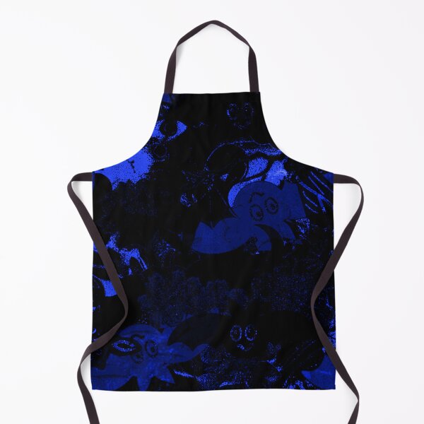 Item preview, Blue Bats Gothic Pattern — Dark Cottagecore Halloween Art designed and sold by BatNature.