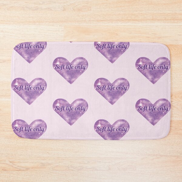 Item preview, Soft Life Only Lavender Heart designed and sold by MoodLineDesign.