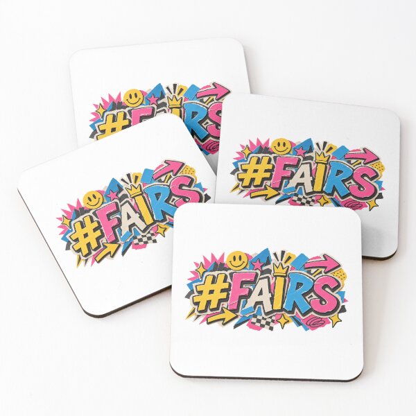 Item preview, Fair Slang Colorful Paper Cutout Typography designed and sold by Markloom.co.