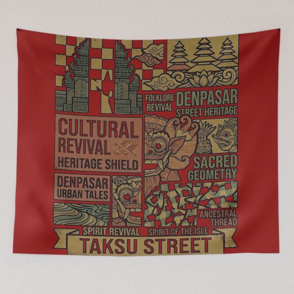 Item preview, Taksu Street Denpasar – Balinese Folklore Revival Heritage designed and sold by cannsuh.