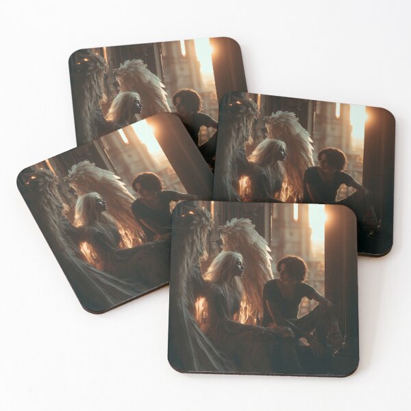 Item preview, The Angel Who Stayed Until Sunset designed and sold by oanaunciuleanu.
