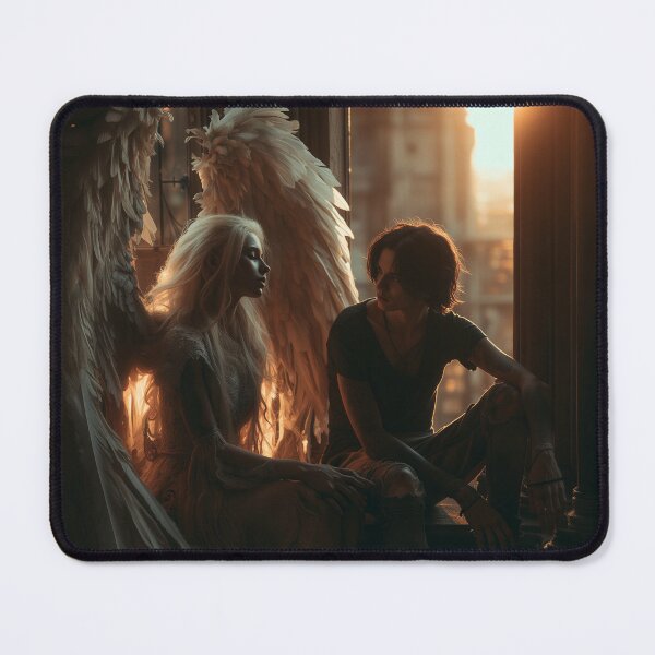Item preview, The Angel Who Stayed Until Sunset designed and sold by oanaunciuleanu.