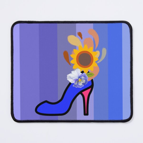Item preview, Surreal Floral Sandal in Shades of Blue designed and sold by AWADHESH  CHAURASIA.