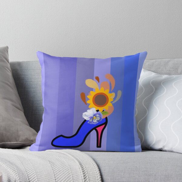 Item preview, Surreal Floral Sandal in Shades of Blue designed and sold by AWADHESH  CHAURASIA.