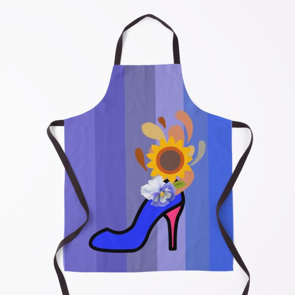 Item preview, Surreal Floral Sandal in Shades of Blue designed and sold by AWADHESH CHAURASIA.