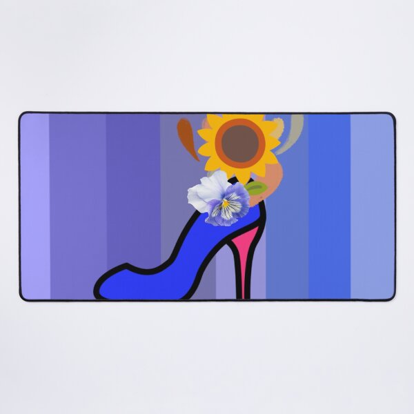 Item preview, Surreal Floral Sandal in Shades of Blue designed and sold by AWADHESH CHAURASIA.