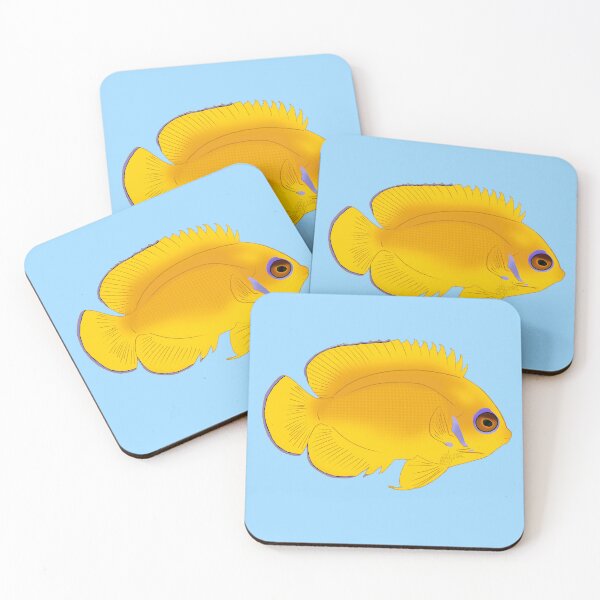 Item preview, Lemonpeel Dwarf Angelfish designed and sold by Copperbora.