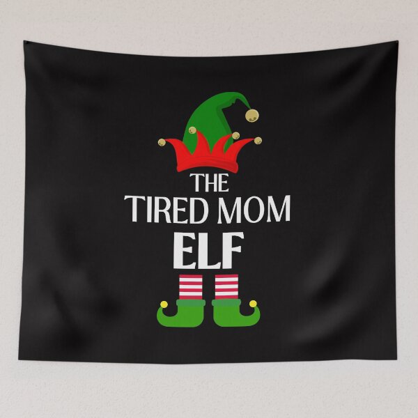 Item preview, The TIRED MOM Elf Family Christmas Elf Costume designed and sold by WeirdlyRare.