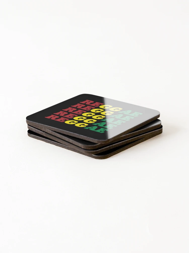 Thumbnail 4 of 5, Coasters (Set of 4), Reggae Reggae Reggae designed and sold by RastaColors.