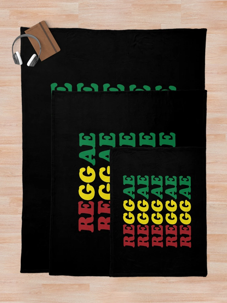 Thumbnail 5 of 6, Throw Blanket, Reggae Reggae Reggae designed and sold by RastaColors.