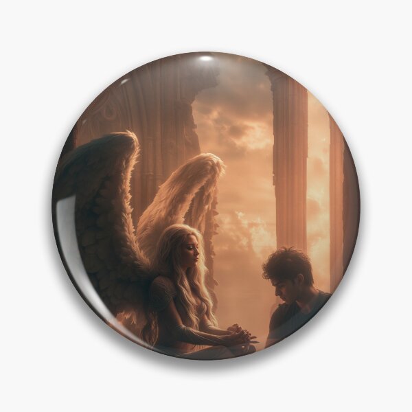 Item preview, The Angel Who Stayed Until Sunset designed and sold by oanaunciuleanu.