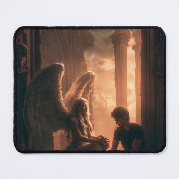 Item preview, The Angel Who Stayed Until Sunset designed and sold by oanaunciuleanu.