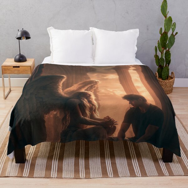 Item preview, The Angel Who Stayed Until Sunset designed and sold by oanaunciuleanu.