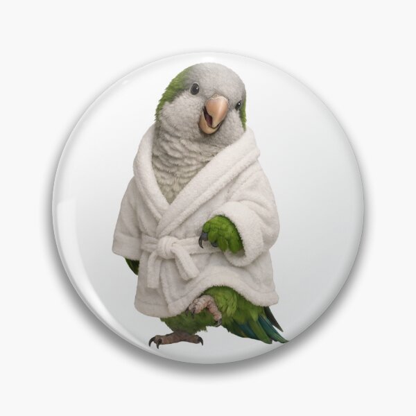 Item preview, Comfy Bathrobe Quaker Parrot designed and sold by Sillytoe.
