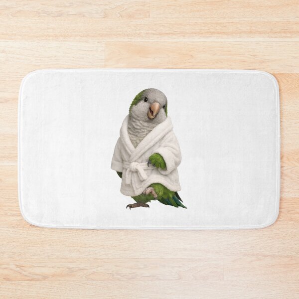 Item preview, Comfy Bathrobe Quaker Parrot designed and sold by Sillytoe.