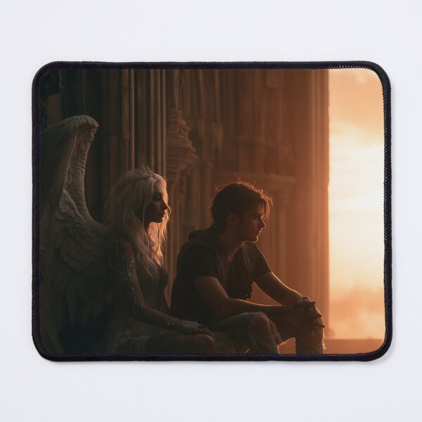 Item preview, The Angel Who Stayed Until Sunset designed and sold by oanaunciuleanu.