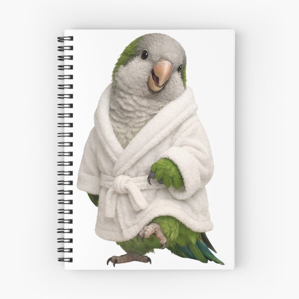Item preview, Comfy Bathrobe Quaker Parrot designed and sold by Sillytoe.