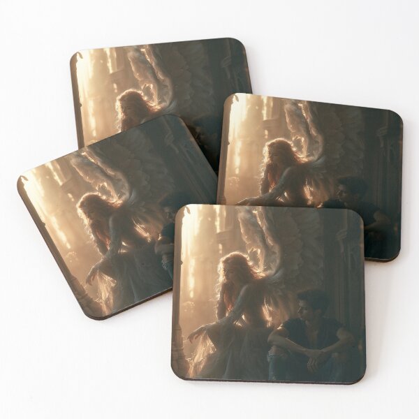 Item preview, The Angel Who Stayed Until Sunset designed and sold by oanaunciuleanu.