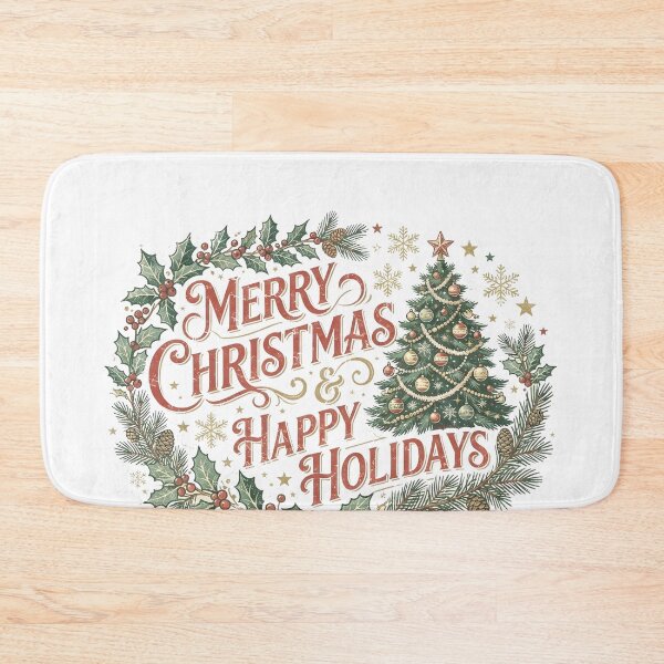 Item preview, Merry Christmas Happy Holidays Vintage Christmas Gift designed and sold by LiviuGligoros.