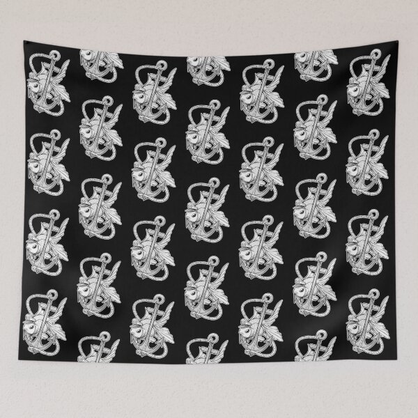 Item preview, Cap’n Cantankerous The Grumpy Fish designed and sold by amidst-no-whale.