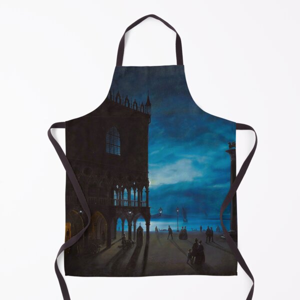 Item preview, Venice, night view featuring the Piazzetta San Marco and the Molo, with a view of the island of San Giorgio by Ippolito Caffi, designed and sold by Jéanpaul Ferro.