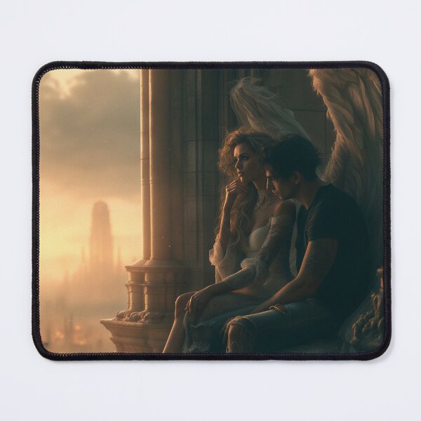 Item preview, The Angel Who Stayed Until Sunset designed and sold by oanaunciuleanu.