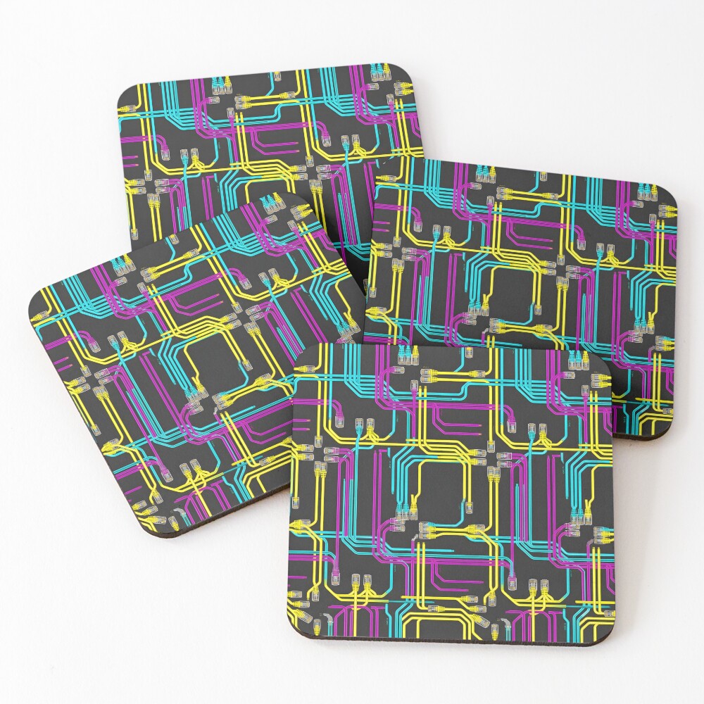 Item preview, Coasters (Set of 4) designed and sold by thirdshiftlab.