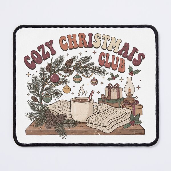 Item preview, Cozy Christmas Club Vintage Holiday Christmas Gift designed and sold by LiviuGligoros.