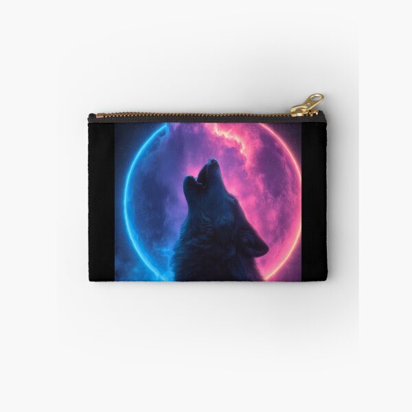 Item preview, Howling Wolf Cosmic Moon Art designed and sold by InkmotiveStudio.