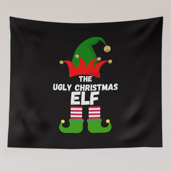 Item preview, The Ugly Christmas Elf Family Christmas Elf Costume designed and sold by WeirdlyRare.