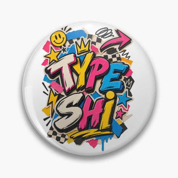 Item preview, Type Shi Gen Z Slang Paper Cutout designed and sold by Promoffy.