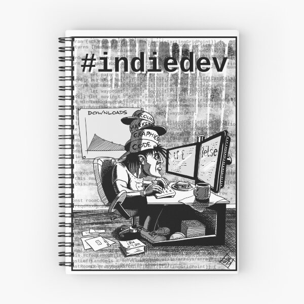 Aperçu de l'œuvre Développeur de logiciels indépendant créée et vendue par The Dark Hen.