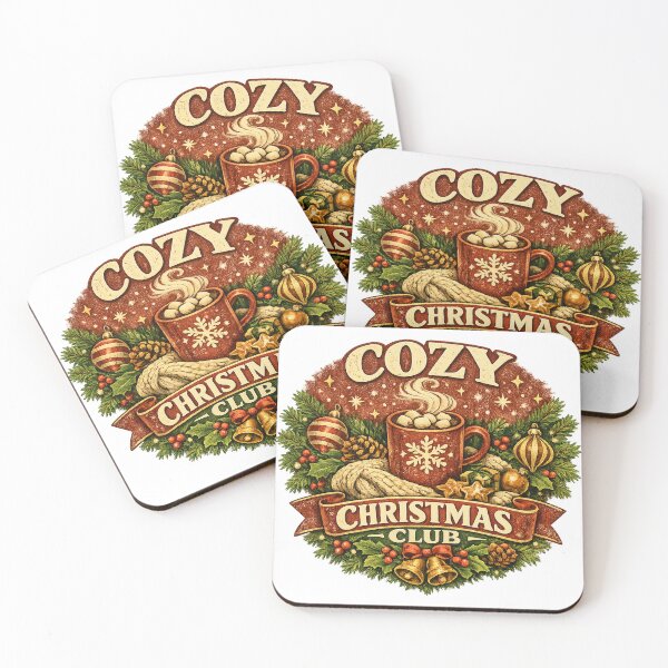 Item preview, Cozy Christmas Retro Holiday Club Christmas Design designed and sold by LiviuGligoros.