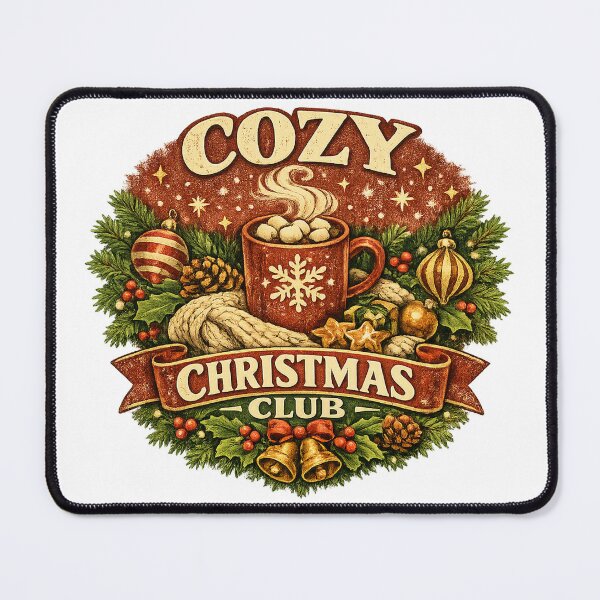 Item preview, Cozy Christmas Retro Holiday Club Christmas Design designed and sold by LiviuGligoros.