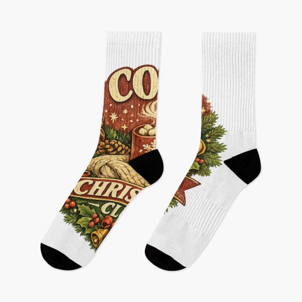Item preview, Cozy Christmas Retro Holiday Club Christmas Design designed and sold by LiviuGligoros.