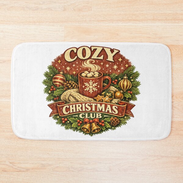Item preview, Cozy Christmas Retro Holiday Club Christmas Design designed and sold by LiviuGligoros.