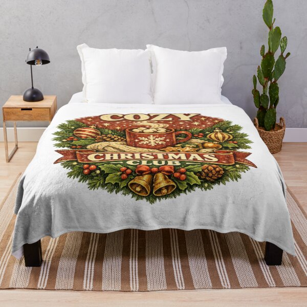 Item preview, Cozy Christmas Retro Holiday Club Christmas Design designed and sold by LiviuGligoros.
