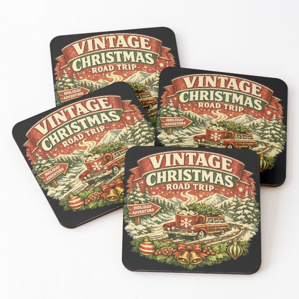 Item preview, Vintage Christmas Road Trip Retro Holiday Travel Gift designed and sold by LiviuGligoros.