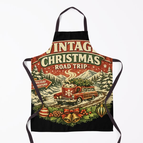 Item preview, Vintage Christmas Road Trip Retro Holiday Travel Gift designed and sold by LiviuGligoros.