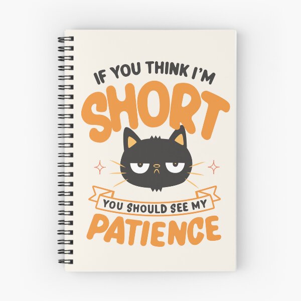 Item preview, Funny Cat Patience Illustration designed and sold by beboplab.